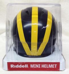 ミシガン ウルヴァリンズ リデル レボリューション スピード レプリカ ミニヘルメット / NCAA グッズ Michigan Wolverines Riddell Revolution Speed Mini Helmet