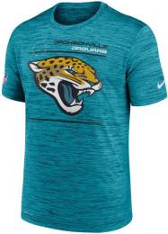 ジャクソンビル ジャガーズ グッズ ナイキ '21 サイドライン ベロシティ Tシャツ (ドライフィット版) (ティール) / Jacksonville Jaguars