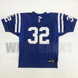 エジャリン・ジェームス インディアナポリス コルツ プーマ ヴィンテージ オーセンティックゲームジャージ (青)/ Edgerrin James Indianapolis Colts Blue Jersey