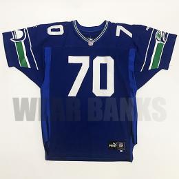 マイケル・シンクレア シアトル シーホークス プーマ ヴィンテージ オーセンティックゲームジャージ (青)/ Michael Sinclair Seattle Seahawks Blue Jersey