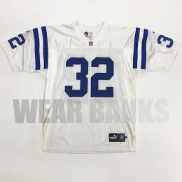 エジャリン・ジェームス インディアナポリス コルツ プーマ ヴィンテージ オーセンティックゲームジャージ (白)/ Edgerrin James Indianapolis Colts White Jersey