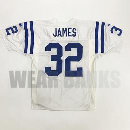 エジャリン・ジェームス インディアナポリス コルツ プーマ ヴィンテージ オーセンティックゲームジャージ (白)/ Edgerrin James Indianapolis Colts White Jersey