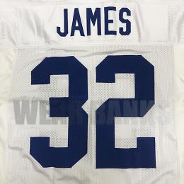 エジャリン・ジェームス インディアナポリス コルツ プーマ ヴィンテージ オーセンティックゲームジャージ (白)/ Edgerrin James Indianapolis Colts White Jersey