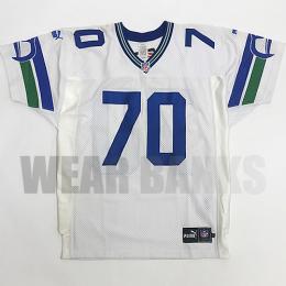 マイケル・シンクレア シアトル シーホークス プーマ ヴィンテージ オーセンティックゲームジャージ (白)/ Michael Sinclair Seattle Seahawks White Jersey