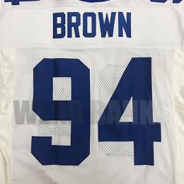 チャド・ブラウン シアトル シーホークス プーマ ヴィンテージ オーセンティックゲームジャージ (白)/ Chad Brown Seattle Seahawks White Jersey