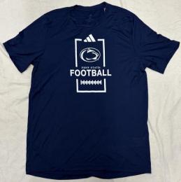 ペンステイト ニタニーライオンズ アディダス '26 フットボール エアロレディTシャツ(紺) / Penn State Nittany Lions