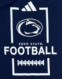 ペンステイト ニタニーライオンズ アディダス '26 フットボール エアロレディTシャツ(紺) / Penn State Nittany Lions