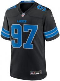 エイダン・ハッチンソン デトロイト ライオンズ ナイキ ゲームジャージ (黒)/ Aidan Hutchinson Detroit Lions