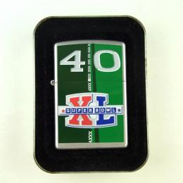 [ NFL SUPERBOWL Limited Edition ZIPPO LIGHTER ] NFL グッズ SUPER BOWL XL (第40回スーパーボウル)記念ZIPPOライター