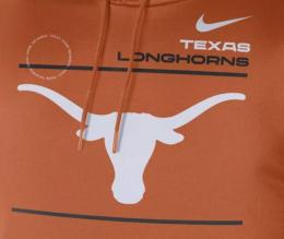 テキサス ロングホーンズ グッズ '2021 ナイキ サイドライン ベロシティ プルオーバー ドライフィットパーカー(テキサスオレンジ)/ Texas Longhorns