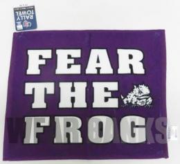 テキサスクリスチャン ホーンドフロッグス グッズ NCAA ラリータオル/ Texas Christian Horned Frogs