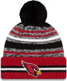 アリゾナ カーディナルス グッズ ニューエラ NFL '21 サイドライン ホーム ボンボン ニット キャップ(折有版) / Arizona Cardinals