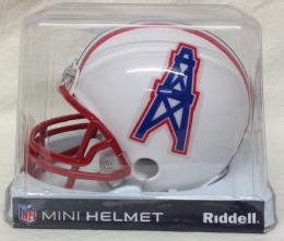 ヒューストン・オイラーズ グッズ スローバック VSR-4 レプリカ ミニヘルメット / NFL Riddell VSR-4 Mini Football Helmet Houston Oilers 1981-1996