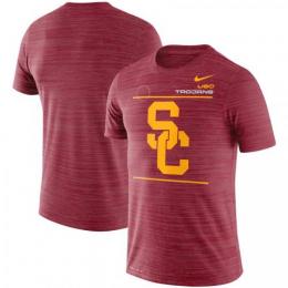 USC・トロージャンズ グッズ ナイキ '21 サイドライン ベロシティ ドライフィット Tシャツ (カーディナル)/ USC Trojans