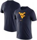 ウエストバージニア・マウンテニアーズ グッズ ナイキ エッセンシャル ロゴ コットン Tシャツ (紺)/ West Virginia Mountaineers