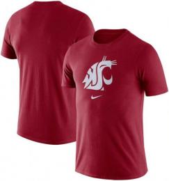 ワシントンステイト クーガーズ グッズ ナイキ エッセンシャル ロゴ コットン Tシャツ (クリムゾン)/ Washington State Cougars