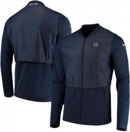 NFL NIKE '2018 サイドライン エリートハイブリッド DRI-FIT ジャケット(紺)/ Dallas Cowboys ( ダラス カウボーイズ )