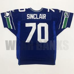 マイケル・シンクレア シアトル シーホークス プーマ ヴィンテージ オーセンティックゲームジャージ (青)/ Michael Sinclair Seattle Seahawks Blue Jersey