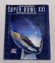 NFL グッズ SUPER BOWL XXI "1987 (第21回スーパーボウル)オフィシャル ゲーム プログラム