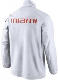 マイアミ ハリケーンズ グッズ '14 サイドライン コーチズ 1/4ZIP JK (白) / Miami Hurricanes