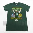 ブレッド・ファーブ グリーンベイ パッカーズ マジェスティック PRO FOOTBALL HALL OF FAME (殿堂入り) Achievement 両面Tシャツ(緑)/ Brett Favre Green Bay Packers