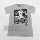 ブレッド・ファーブ グリーンベイ パッカーズ マジェスティック PRO FOOTBALL HALL OF FAME (殿堂入り) PICTORIAL HISTORY Tシャツ(グレー)/ Brett Favre Green Bay Packers