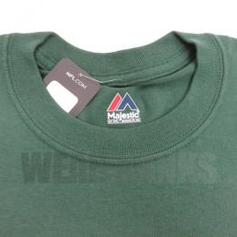 ブレッド・ファーブ グリーンベイ パッカーズ マジェスティック 引退セレモニー記念 スタッツ両面Tシャツ(メンズ版)(緑)/ Brett Favre Green Bay Packers