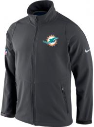 NFL グッズ NFL NIKE ナイキ '2014 サイドライン SPHERE ハイブリッド ジャケット(チャコールグレー) / Miami Dolphins (マイアミ ドルフィンズ)