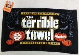 ピッツバーグ スティーラーズ グッズ テリブルタオル かぼちゃ版(黒)/ Pittsburgh Steelers