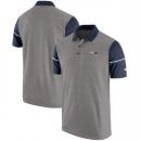 ニューイングランド・ペイトリオッツ ナイキ サイドライン チャンプドライブ ドライフィット ポロシャツ (グレー/紺)/ New England Patriots Polo