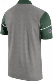 グリーンベイ・パッカーズ ナイキ サイドライン チャンプドライブ ドライフィット ポロシャツ (グレー/緑)/ Green Bay Packers Polo