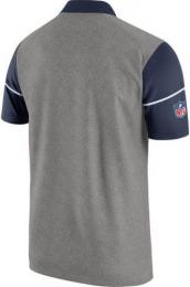 シアトル・シーホークス ナイキ サイドライン チャンプドライブ ドライフィット ポロシャツ (グレー/紺)/ Seattle Seahawks Polo