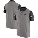 カロライナ・パンサーズ ナイキ サイドライン チャンプドライブ ドライフィット ポロシャツ (グレー/黒)/ Carolina Panthers Polo