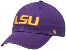 ルイジアナステイト タイガース '47BRAND ( フォーティーセブンブランド ) NCAA レガシー クリーンアップ スラウチ CAP (紫)※LSU文字版/ Louisiana State Tigers