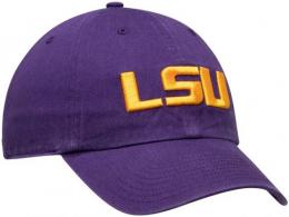 ルイジアナステイト タイガース '47BRAND ( フォーティーセブンブランド ) NCAA レガシー クリーンアップ スラウチ CAP (紫)※LSU文字版/ Louisiana State Tigers