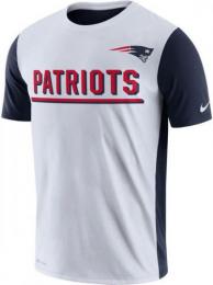 NFL NIKE '2016 サイドライン チャンプドライブ 2.0 コットン DRI-FIT 半袖Tシャツ(白/紺)/ NewEngland Patriots ( ニューイングランド ペイトリオッツ )