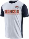 NFL NIKE '2016 サイドライン チャンプドライブ 2.0 コットン DRI-FIT 半袖Tシャツ(白/紺)/ Denver Broncos ( デンバー ブロンコス )