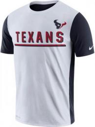 NFL NIKE '2016 サイドライン チャンプドライブ 2.0 コットン DRI-FIT 半袖Tシャツ(白/紺)/ Houston Texans ( ヒューストン テキサンズ )