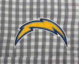 ロサンゼルス チャージャース アンティグア 長袖ボタンダウンシャツ(グレー) / Los Angeles Chargers