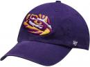 ルイジアナステイト タイガース '47BRAND ( フォーティーセブンブランド ) NCAA レガシー クリーンアップ スラウチ CAP (紫)/ Louisiana State Tigers